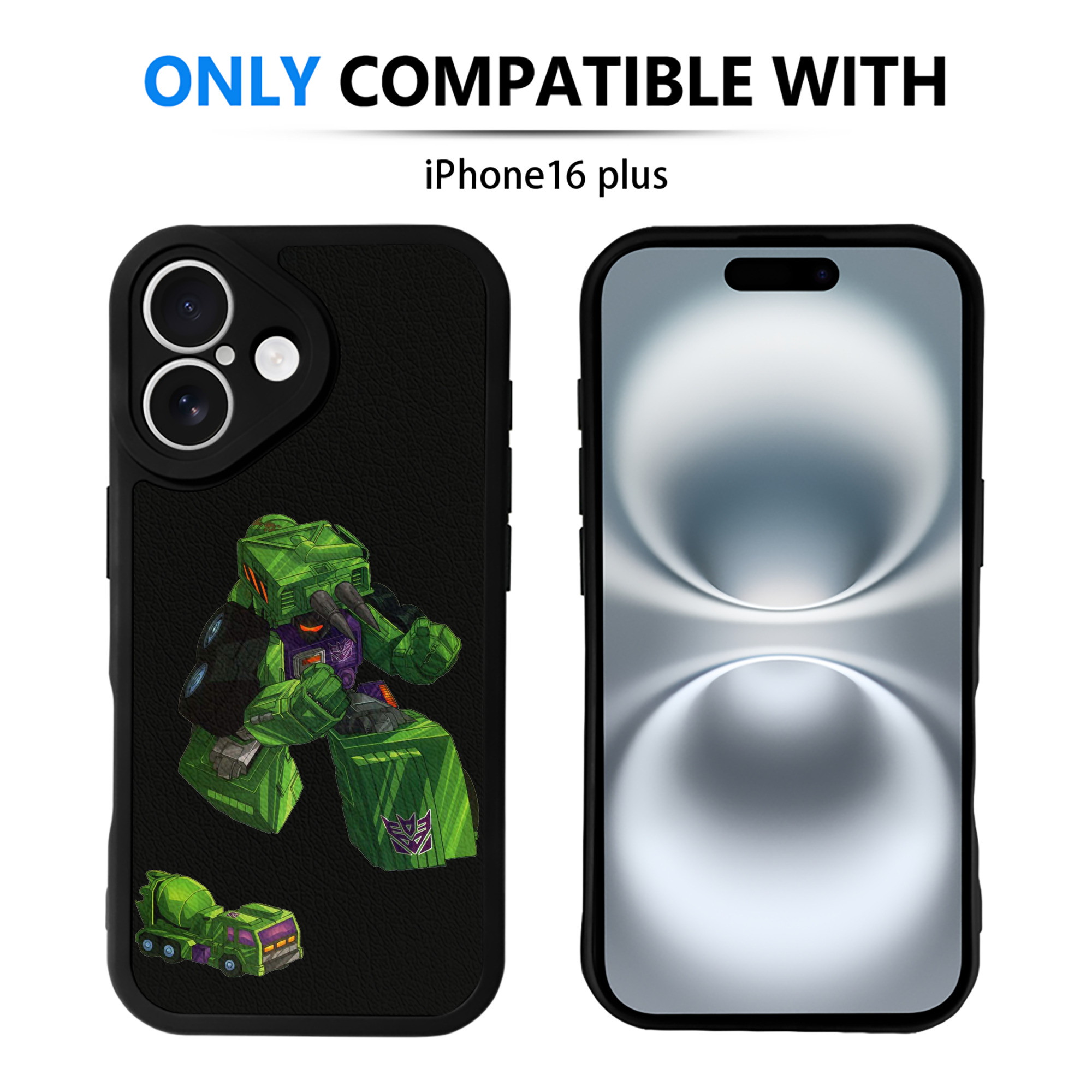 （画像用）  【iPhone 16シリーズ対応】シリコンスマホケース（レザー調） 材質：シリコン